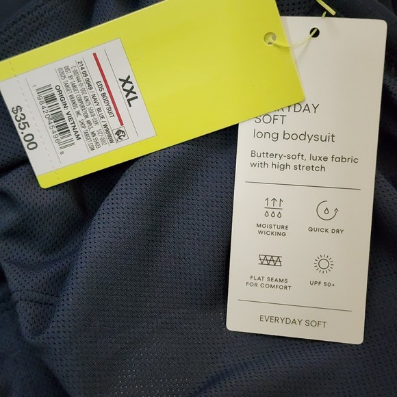 All In Motion Jumpsuit NWT Womens Size XXL Blue Activewear Gym Athleisure Active - Picture 4 of 7